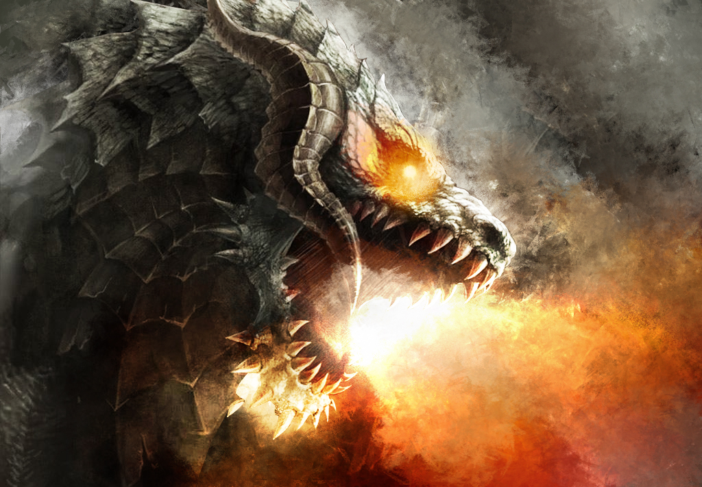 Fire Breathing Dragon By Mizoreerika