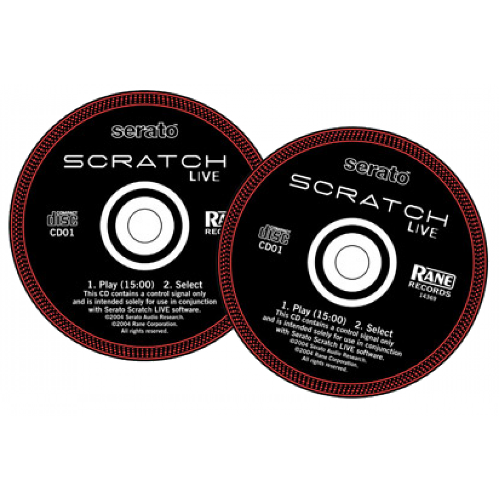 serato scratch live control cd