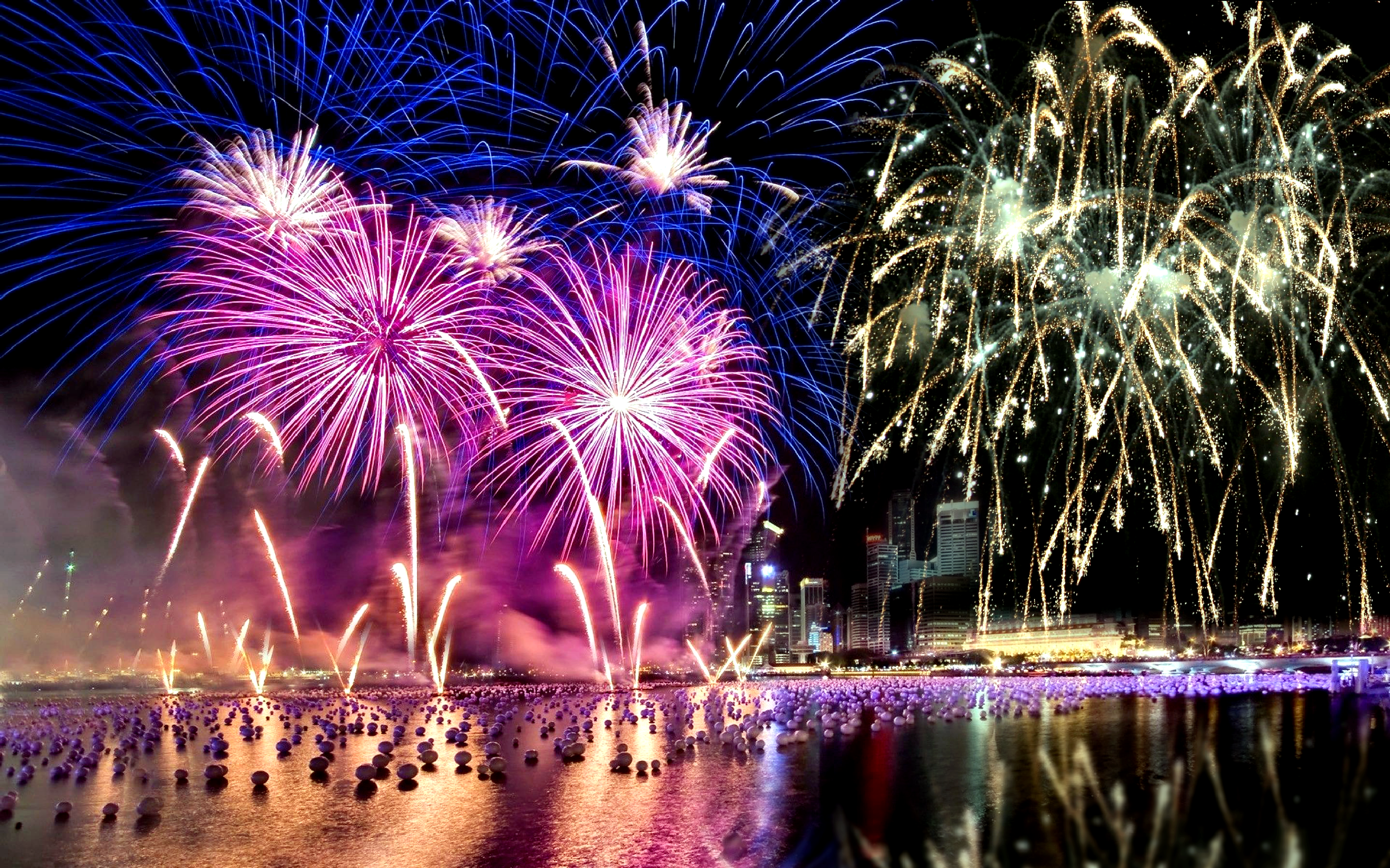 Happy New Year Countdown Fireworks HD Wallpaper Search More High