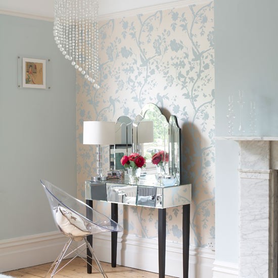 Create zones in the bedroom Bedroom wallpaper ideas housetohomeco