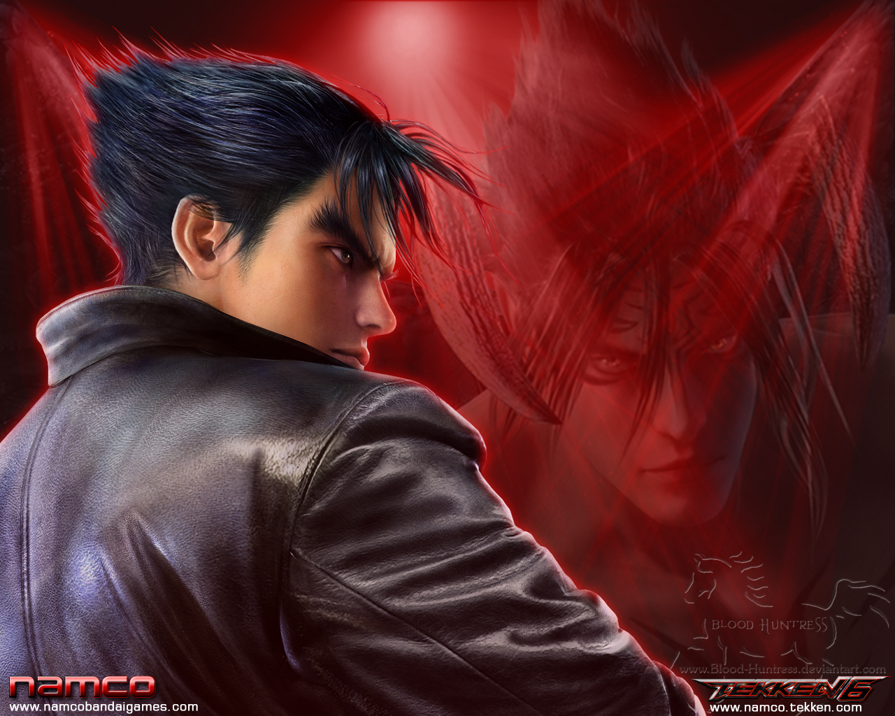 Jin Kazama In Tekken By Blood Huntress Fan Art Wallpaper Games