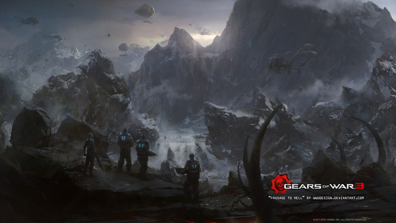 Wele To Our Gears Of War Feb Check Wallpaper Carmine