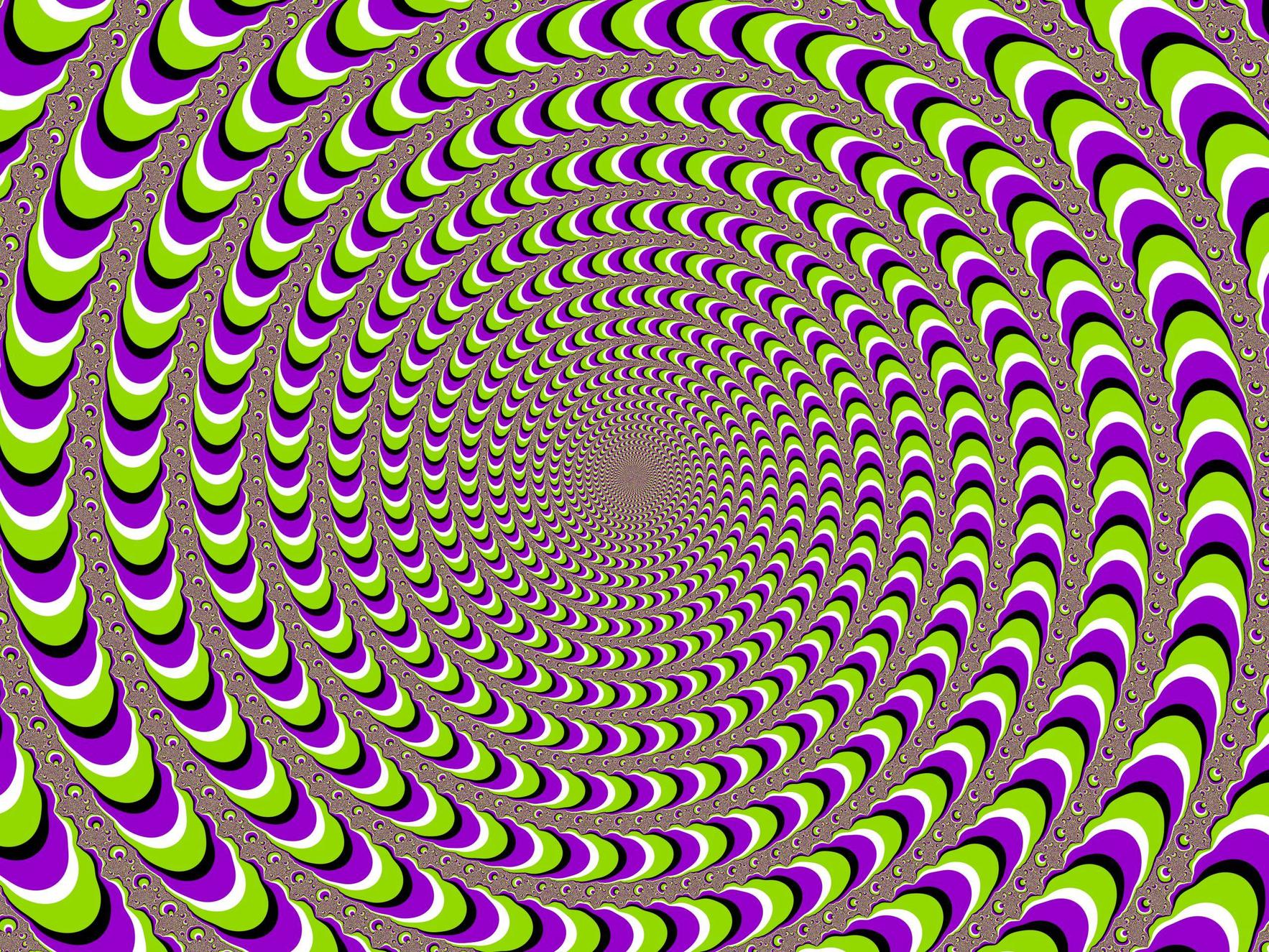 Displaying Image For Moving Optical Illusions Brain Teasers