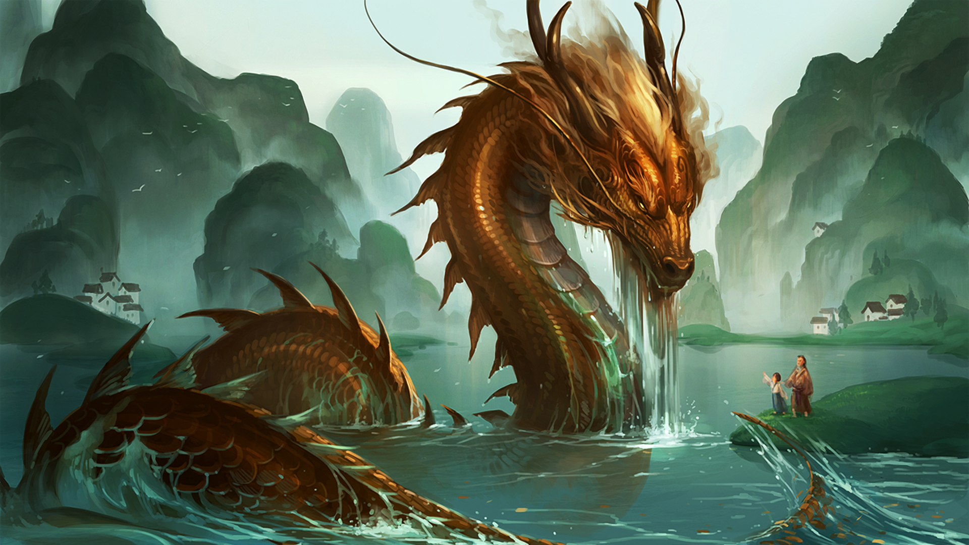 By Stephen Ments Off On Chinese Dragon Wallpaper 3d
