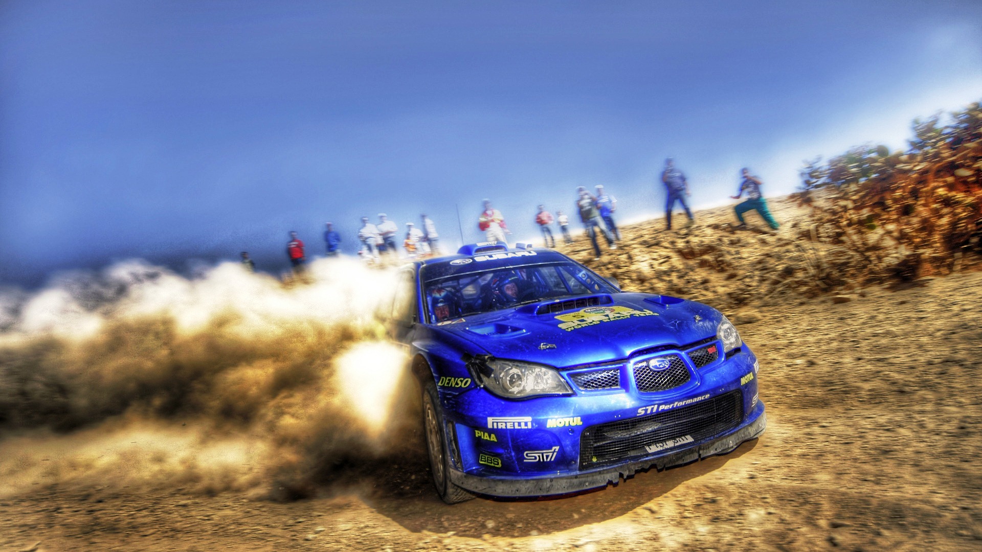 Blue Subaru Rally Car HD Wallpaper Source