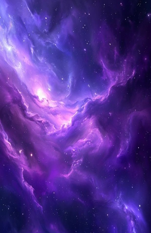 Hd Purple Space Wallpaper