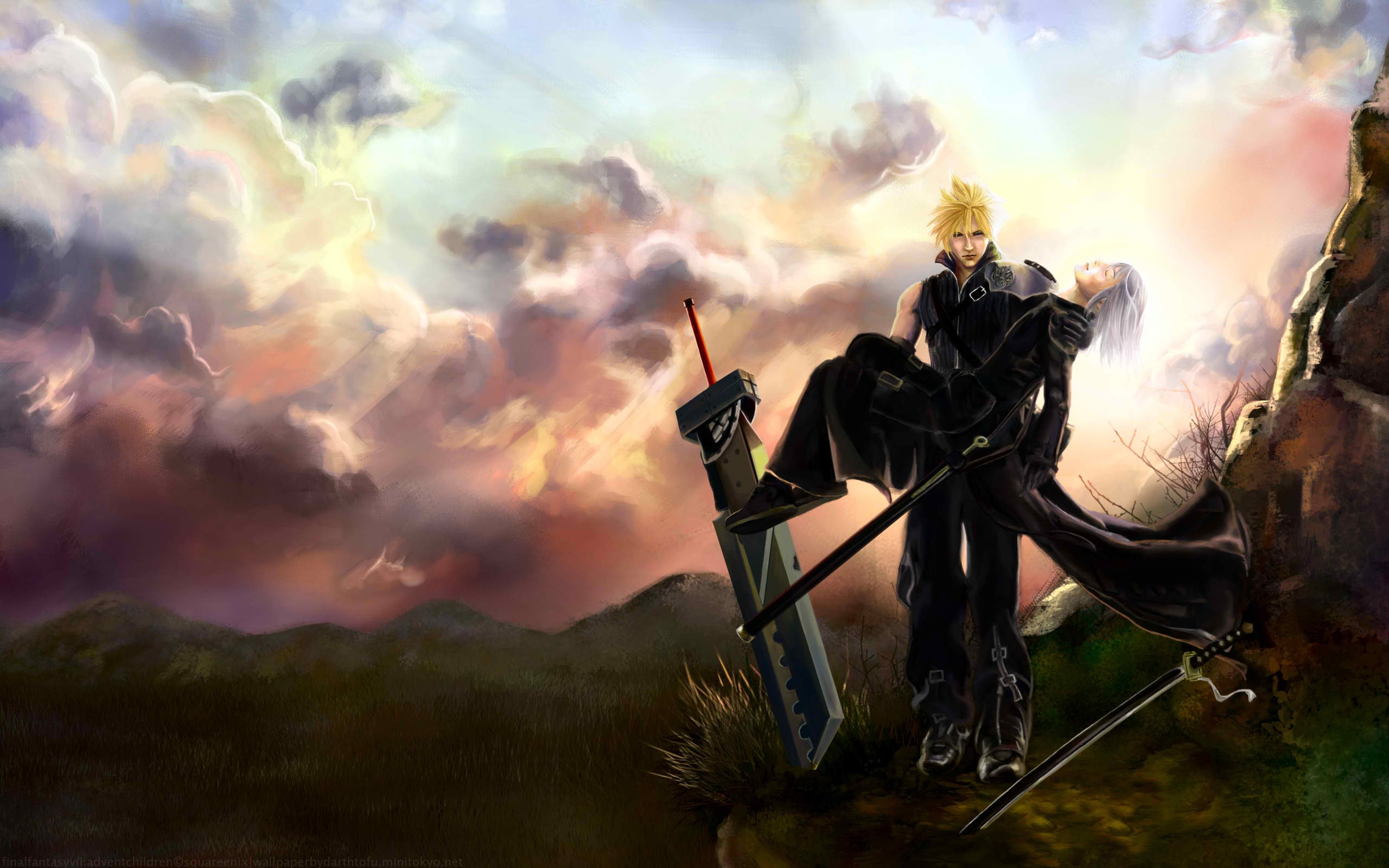 Final Fantasy Sephiroth Cloud Strife Zack Fair Kadaj