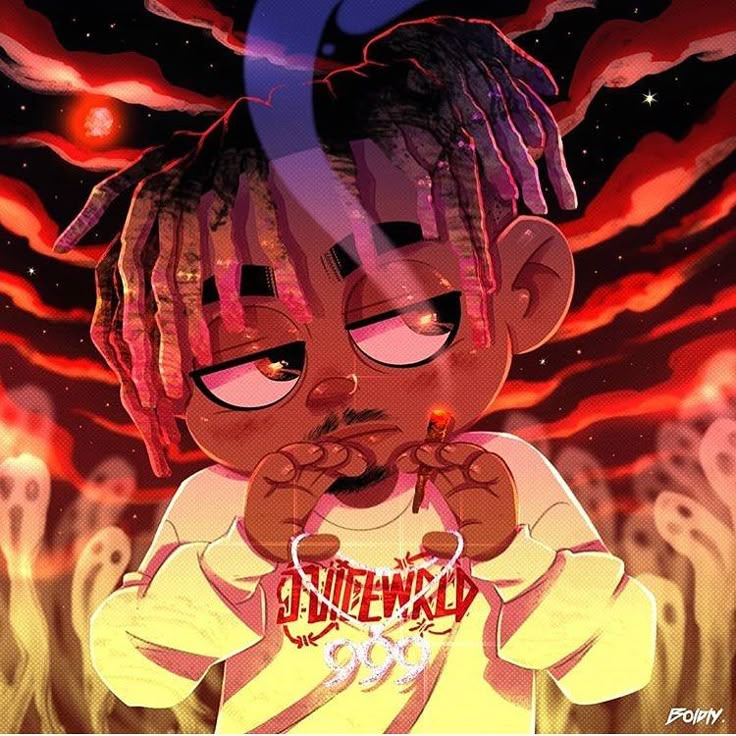 Juice Wrld Anime Wallpaper 4k