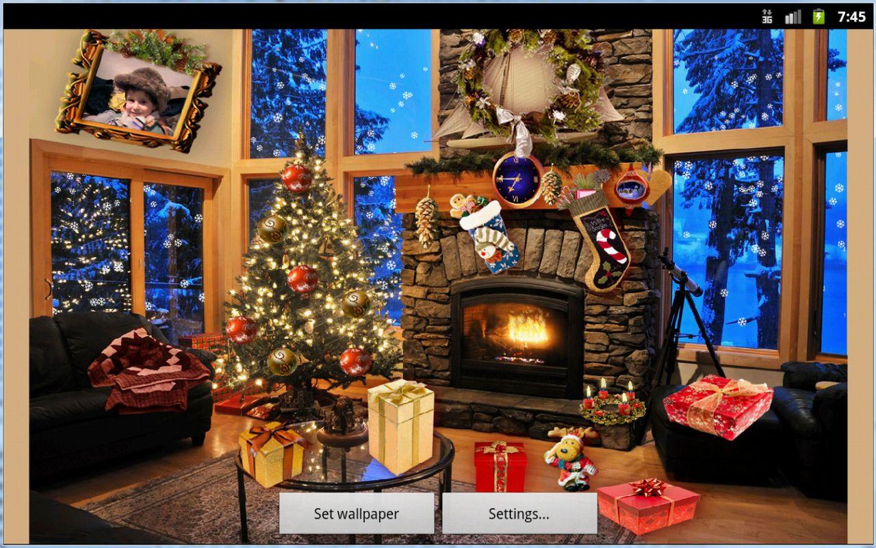 Christmas Fireplace Lwp Android Apps On Google Play