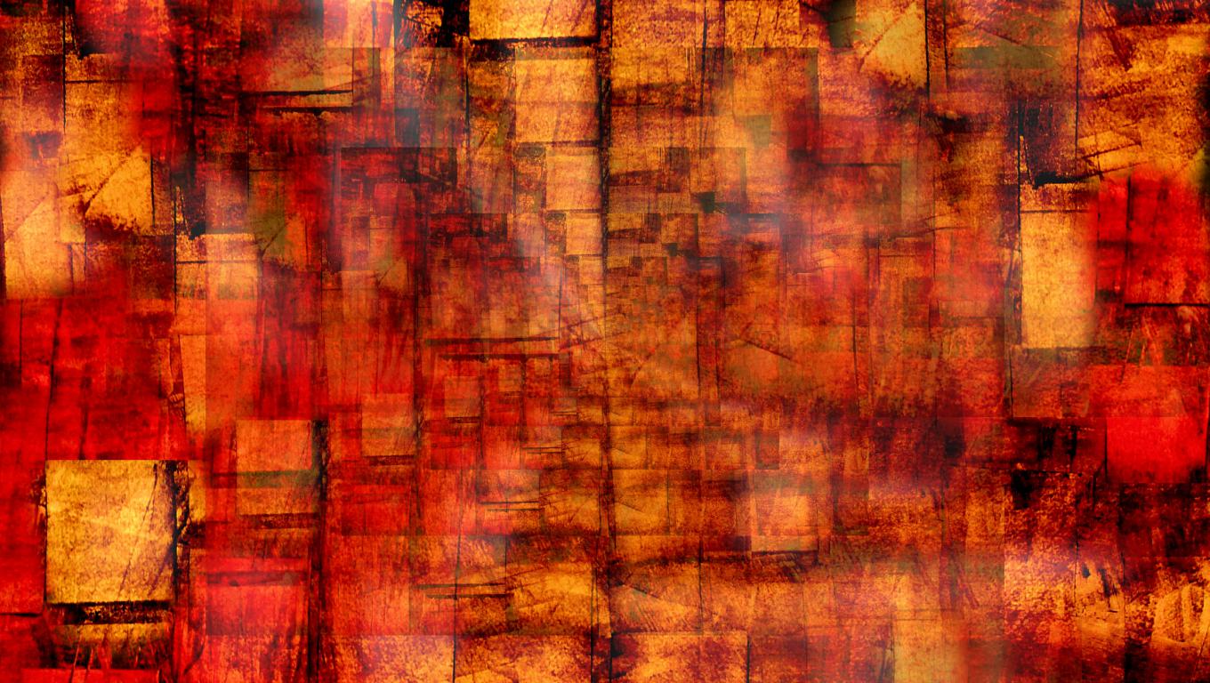 Digital Painting For Wallpaper Red And Gold HD