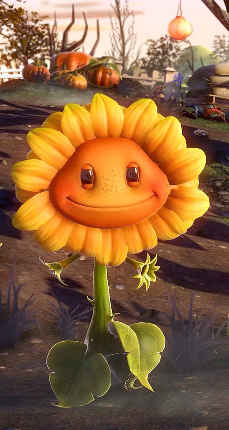 Plants Vs Zombies Games Sunflower iPhone Wallpaper Mobile9