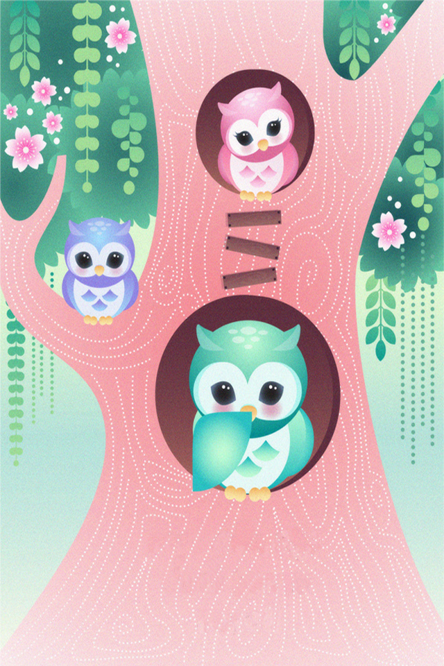  49 Cartoon  Owl  Desktop Wallpaper  on WallpaperSafari