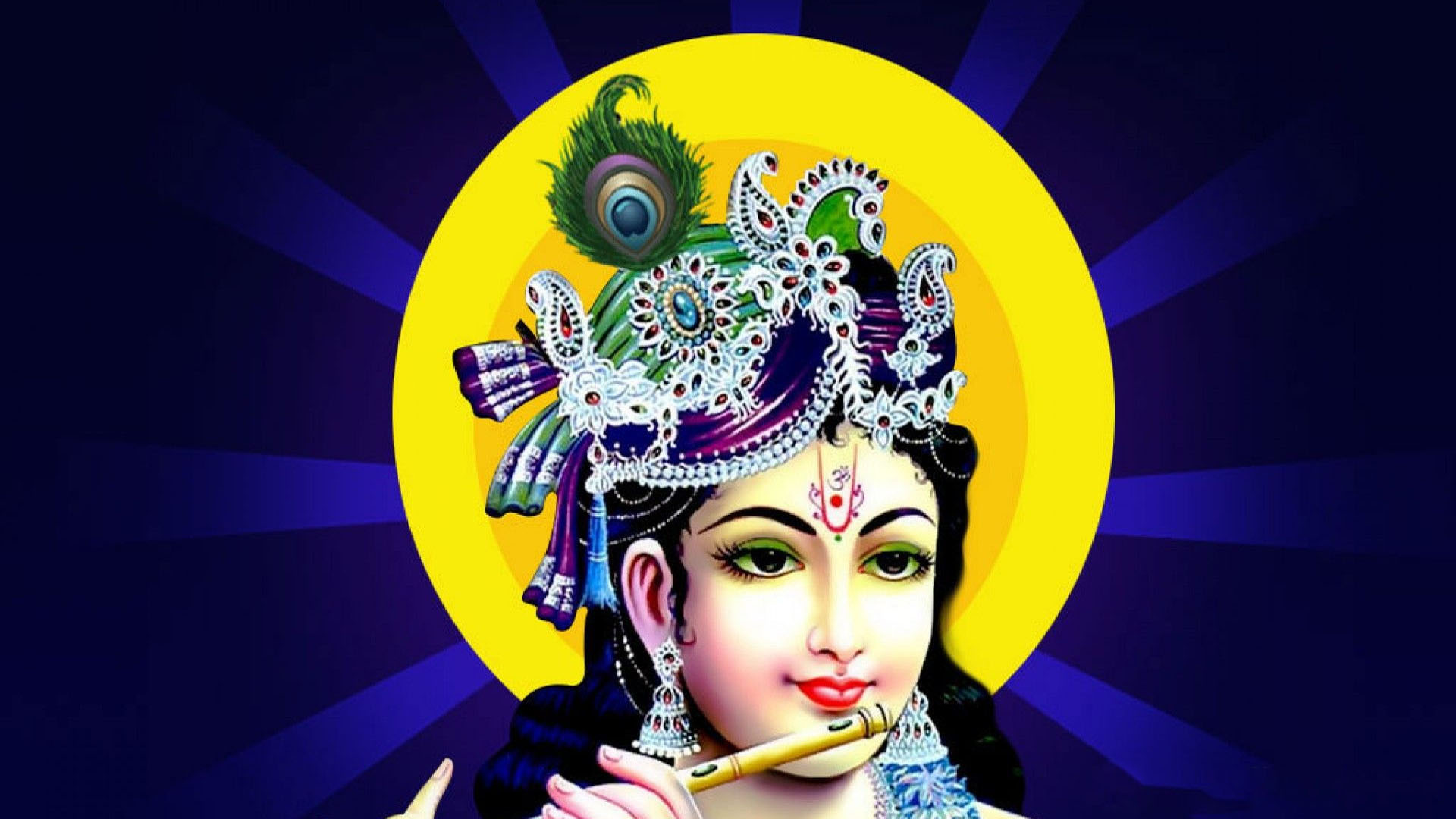 Lord Krishna Desktop Wallpaper
