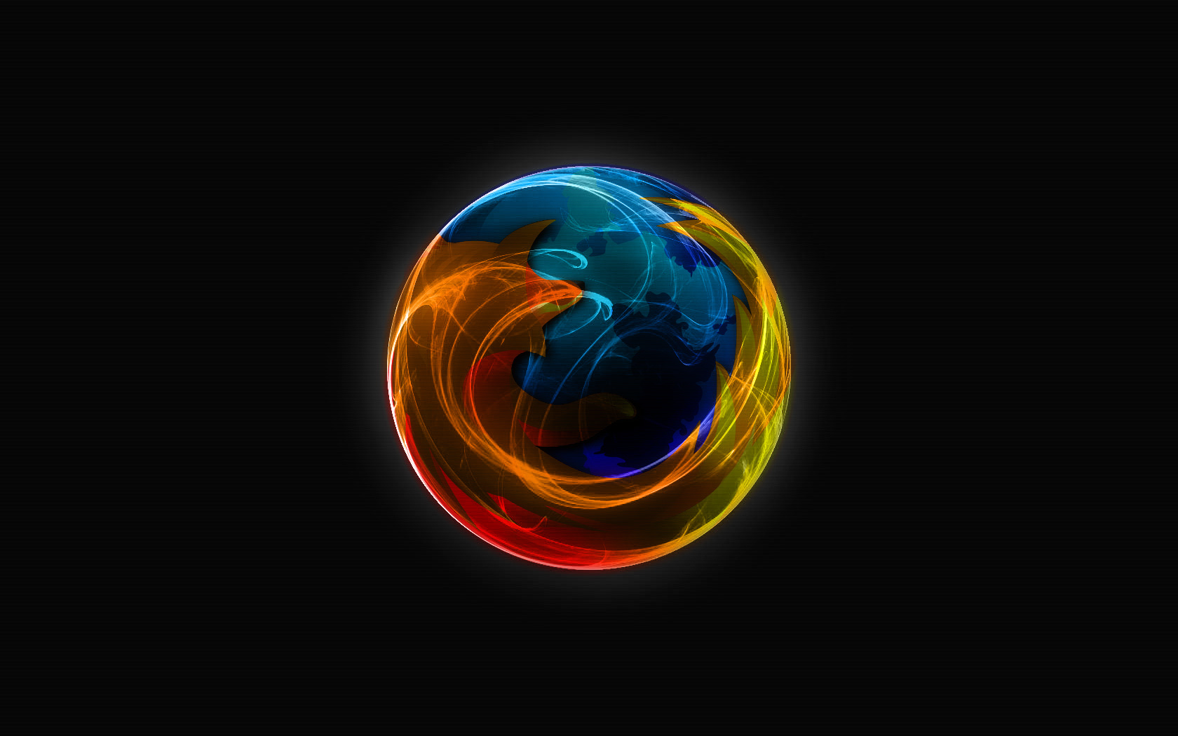 Firefox Dark Widescreen Wallpaper HD