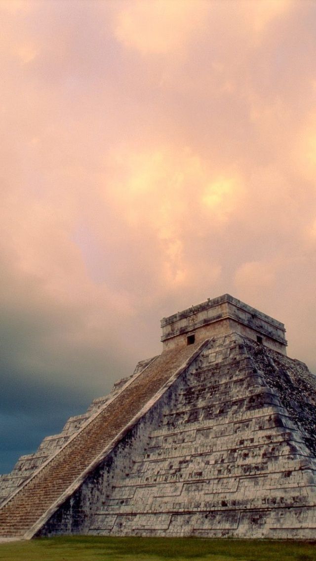Mayan Pyramids iPhone Wallpaper Chichen Itza