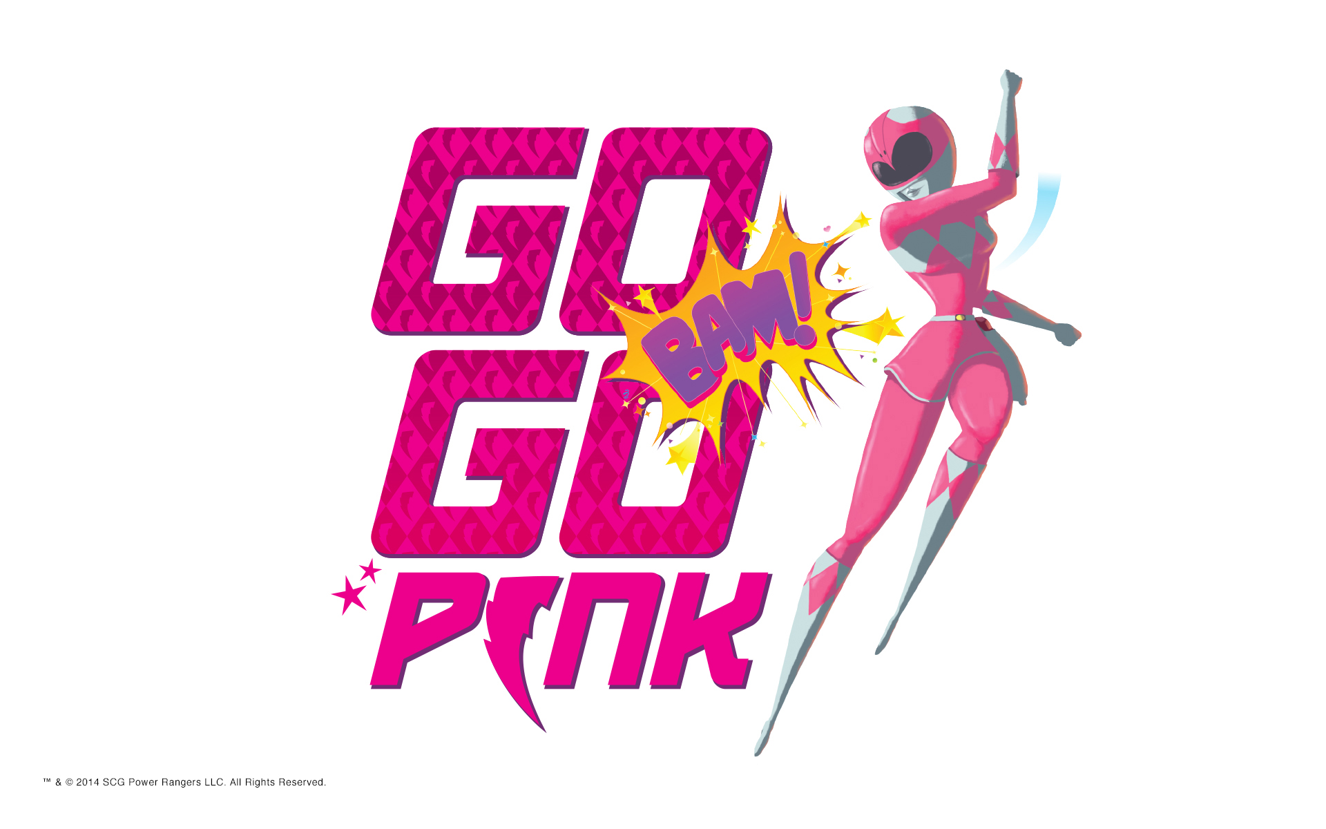 Go Pink Wallpaper Power Rangers The Official