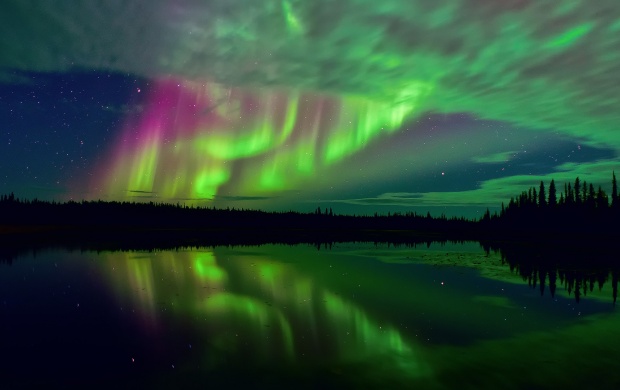 Northern Lights And Stars Click To