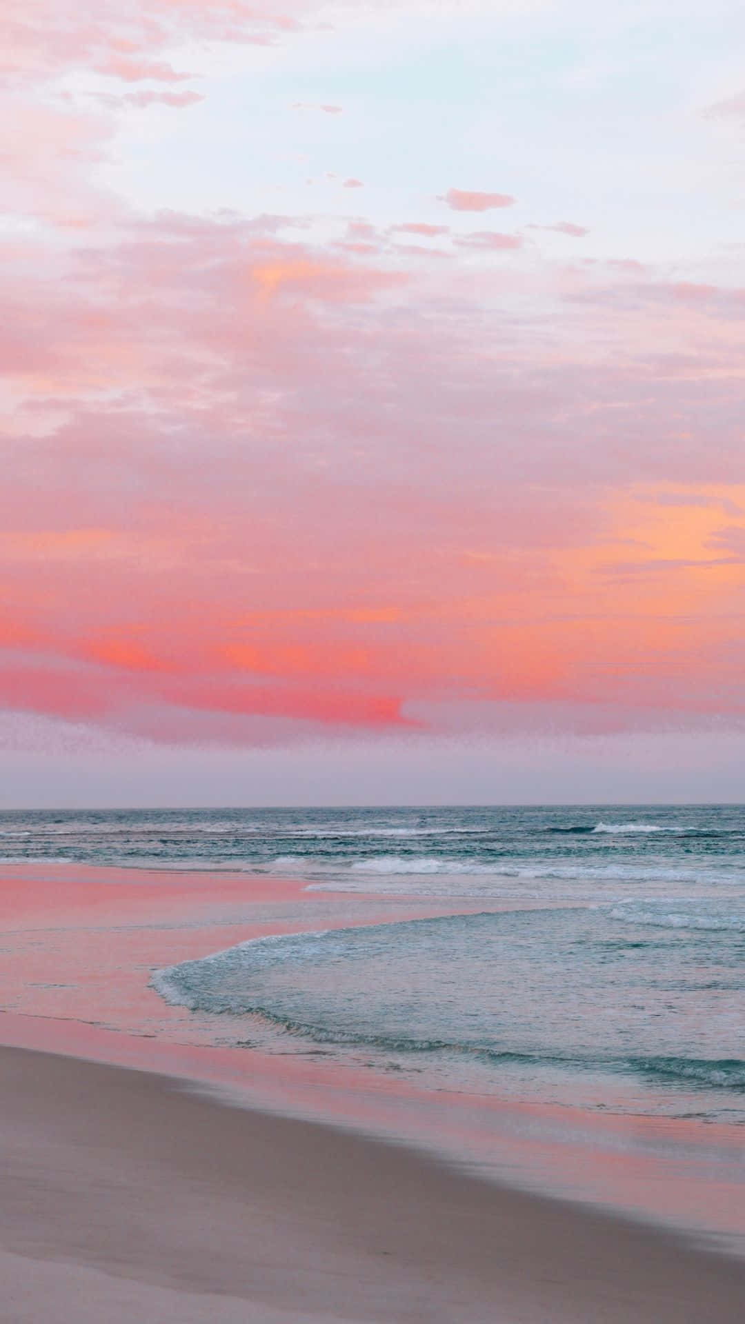 Pink Beach Wallpaper