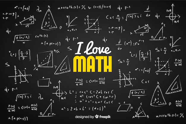 Math Chalkboard Background Wallpaper