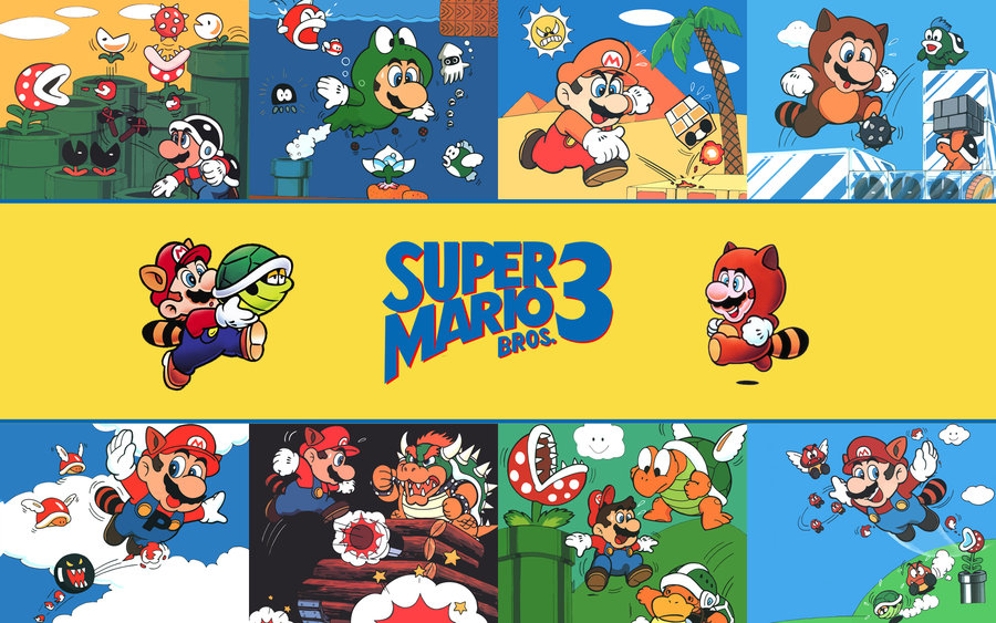 Super Mario Bros Wallpaper By Fistfulofyoshi