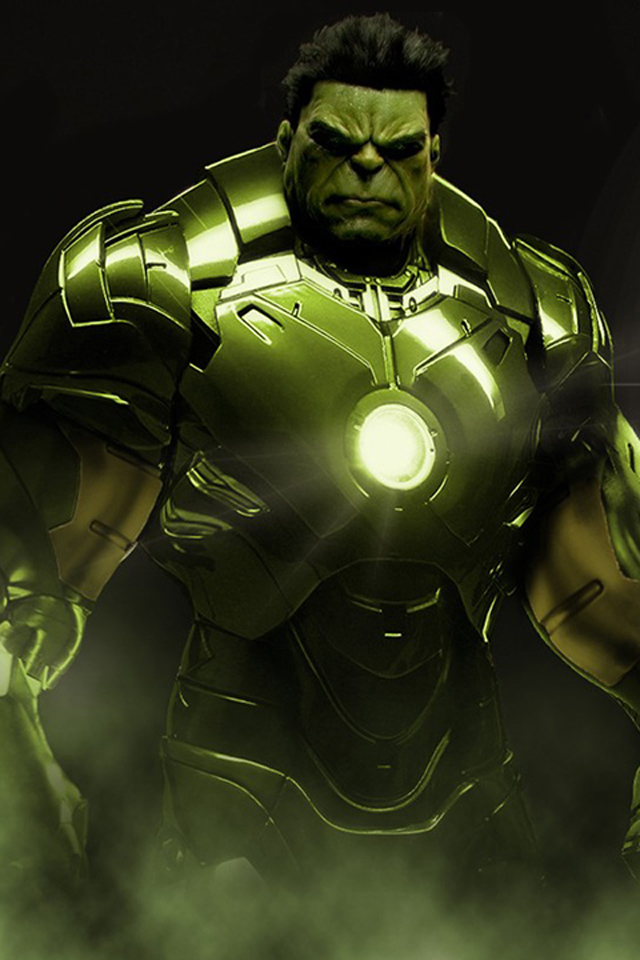 Iron Man Hulk iPhone Wallpaper