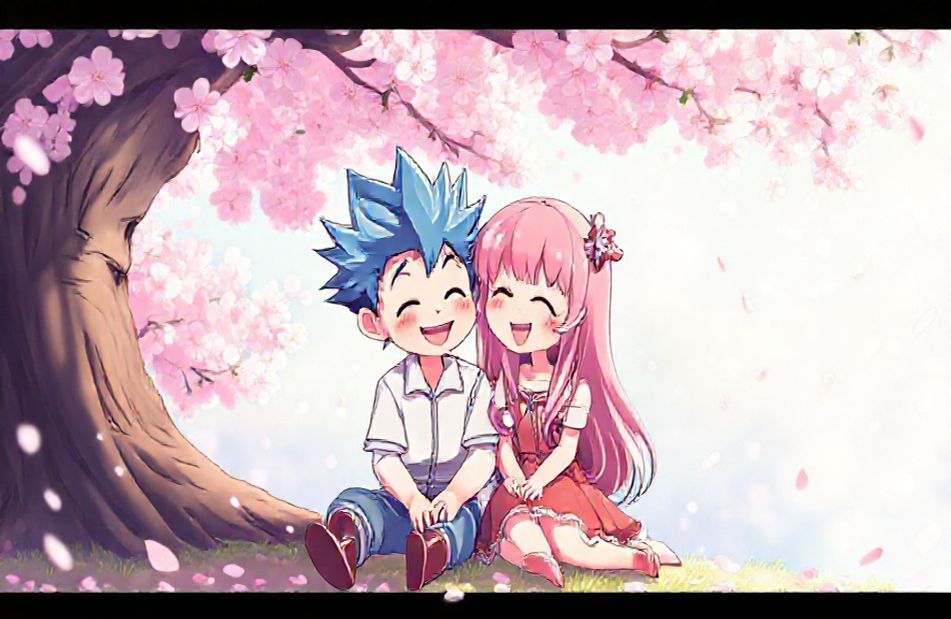 Cute Anime Couple Wallpaper