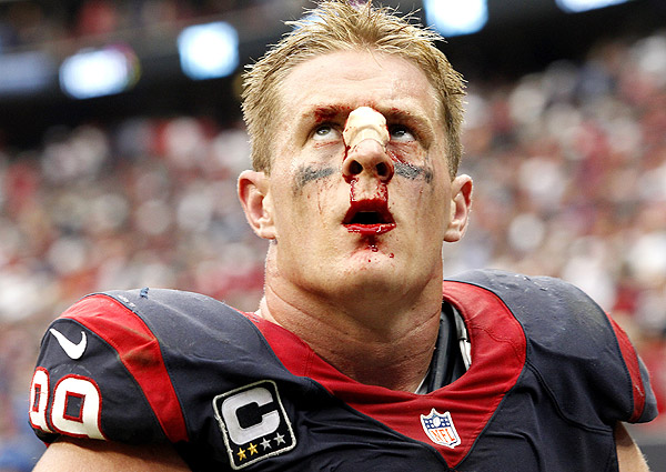 Watt Finished The Game With Eight Tackles A Half Sack And An