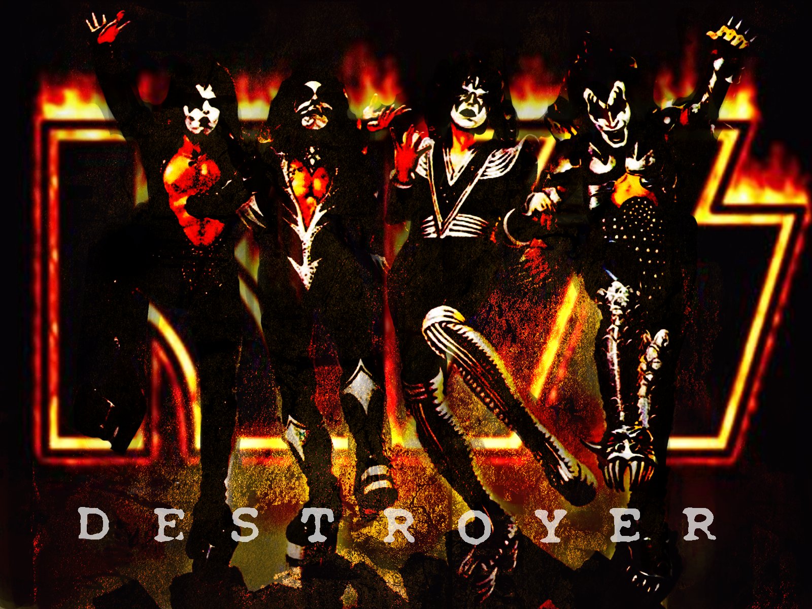 KISS images Kiss destroyer HD wallpaper and background