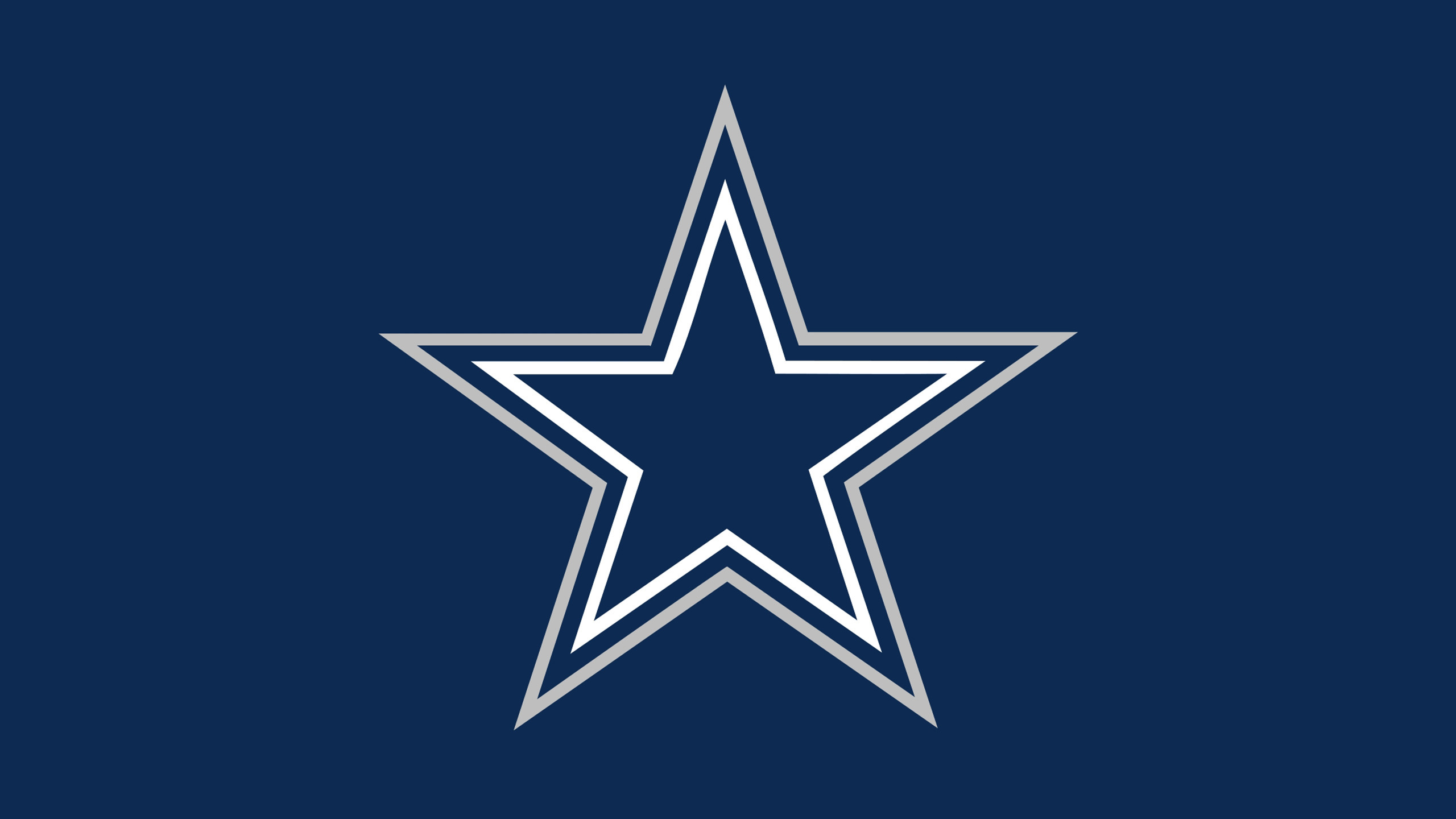 Dallas Cowboys Logo In Blue HD Sports Wallpaper