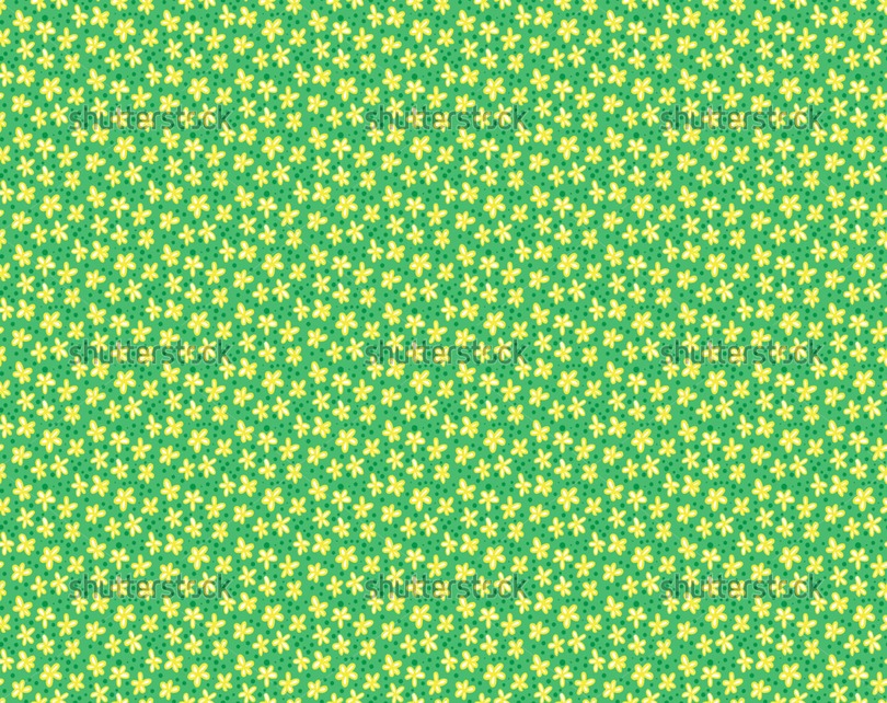 pattern with stylized small flowers and leafs Texture for web print