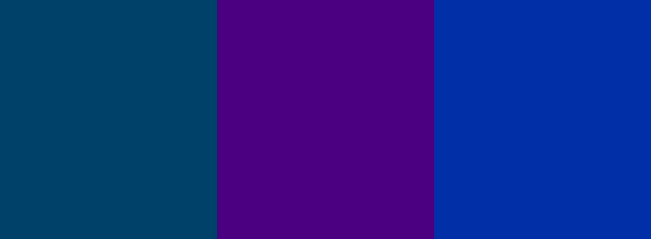 Indigo Dye Web International Klein Blue Three Color Background