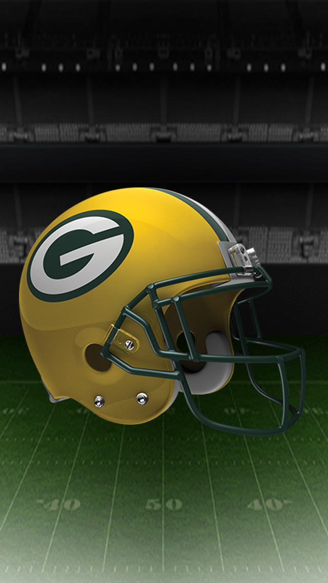 Green Bay Packers Helmet iPhone Wallpaper