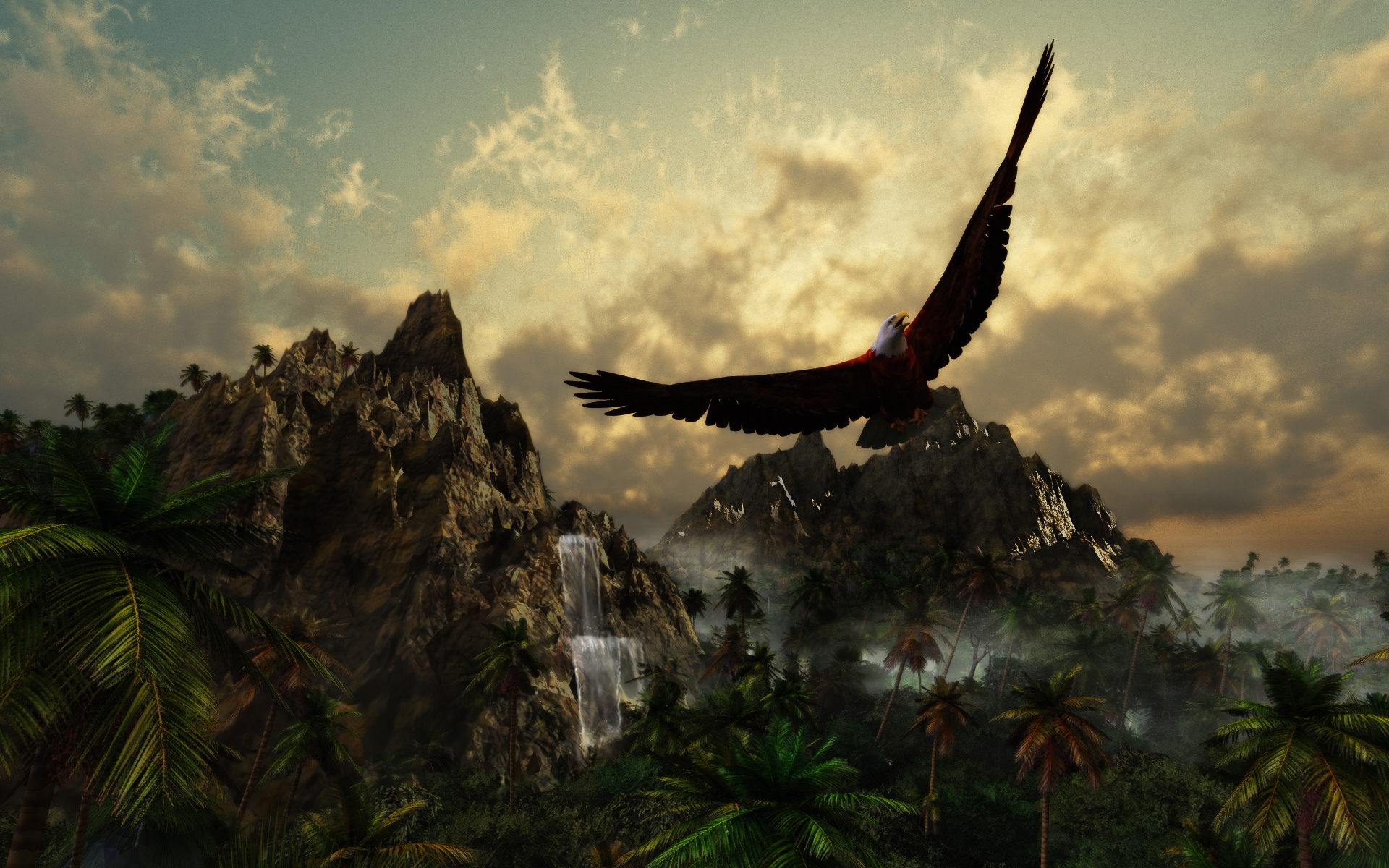 Wallpaper Screensavers Explore Fly Eagles