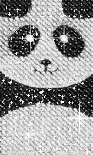 Bling Live Wallpaper Featuring A Sparkly Panda Bear This