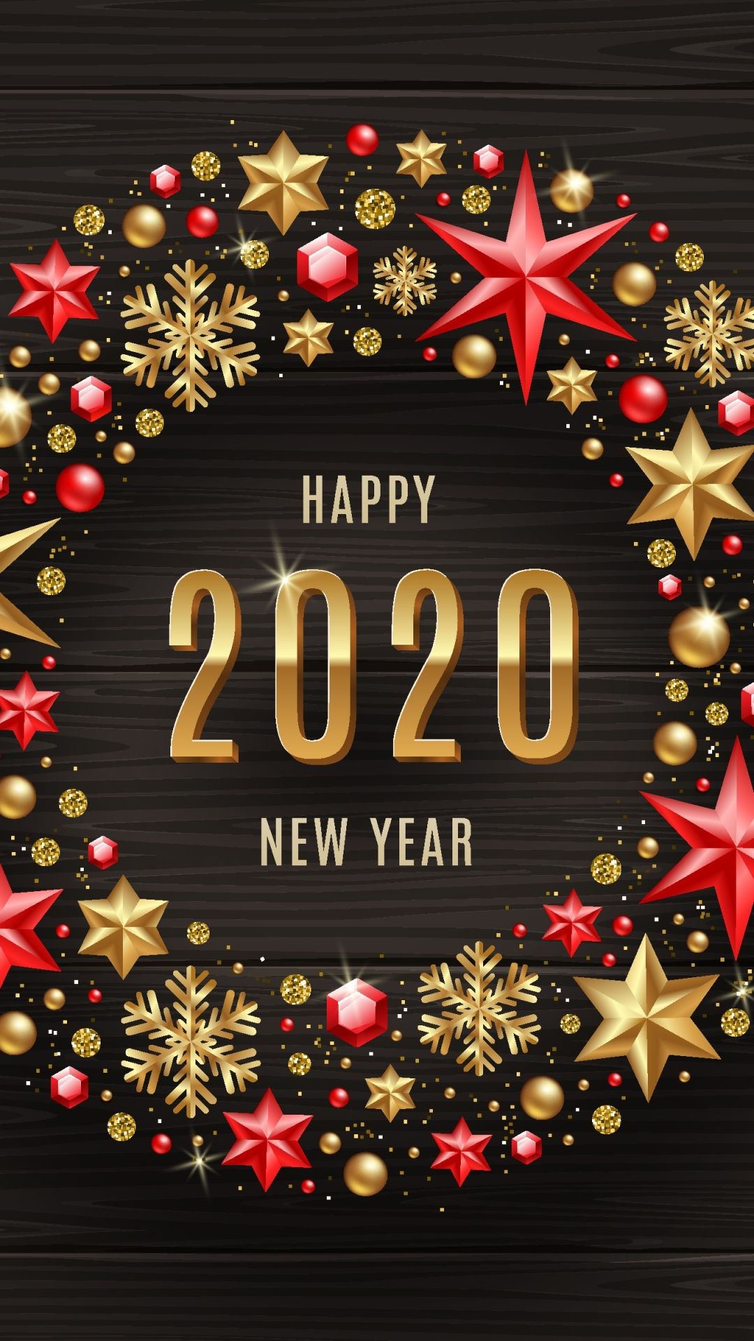 Download Happy New Year 2020 Wishes Wallpaper for your Android 1080x1920