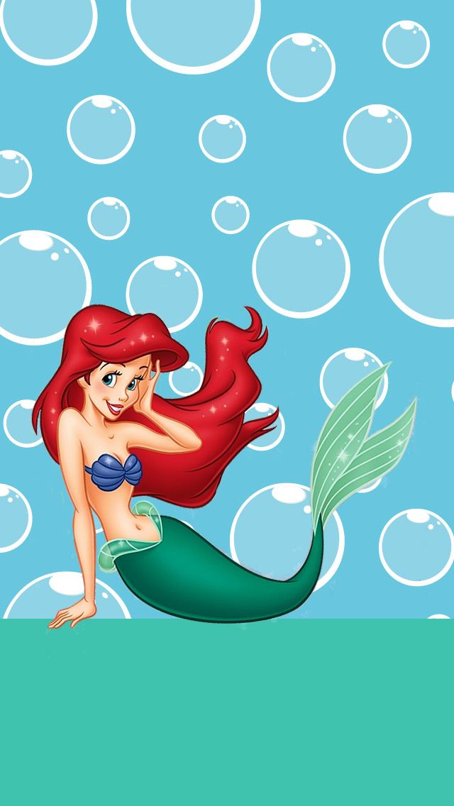 Cutee iPhone Little Mermaid Wallpaper