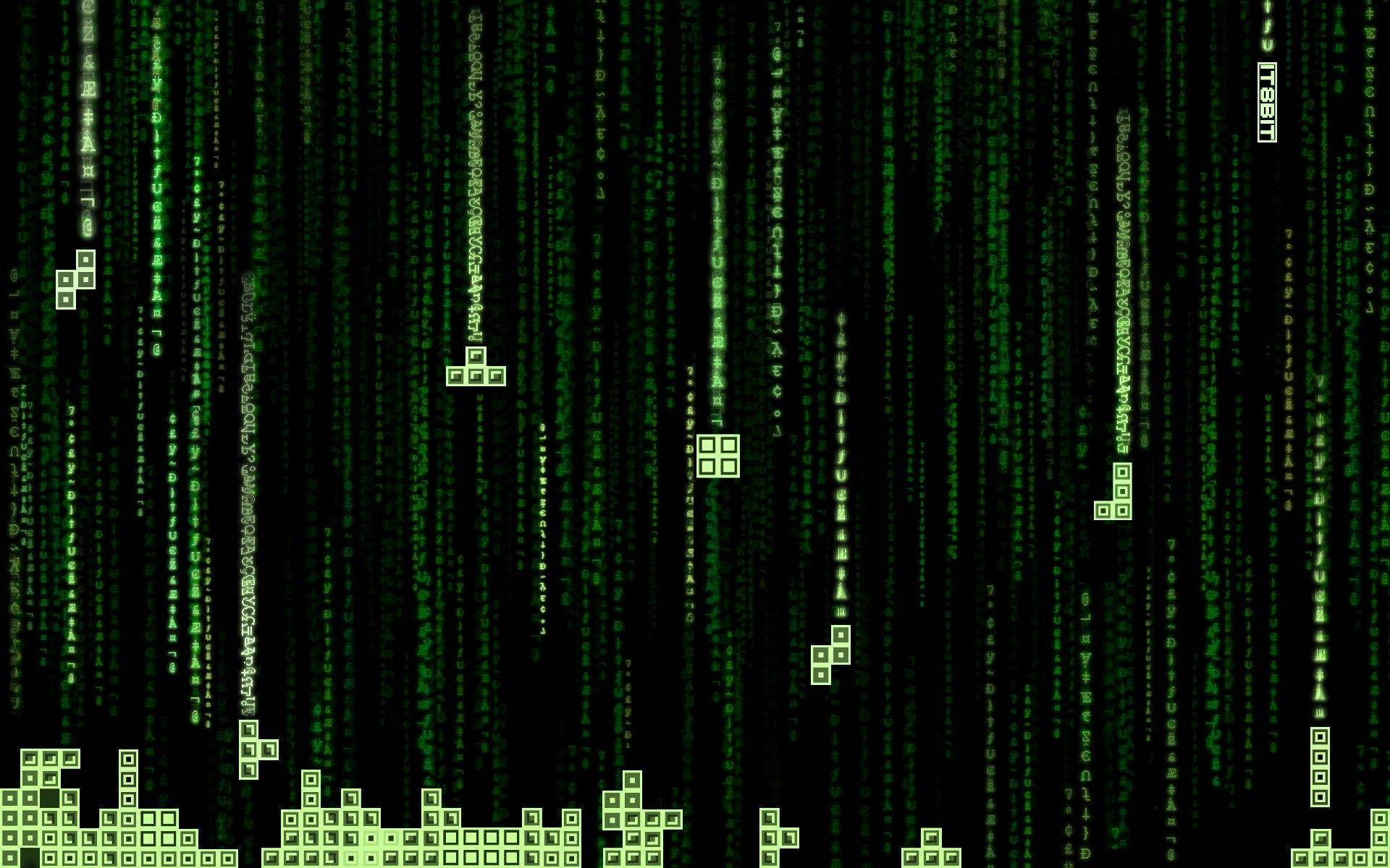 Tetris In Matrix Screen Kipvlz08fu7j0rqw Wallpaper