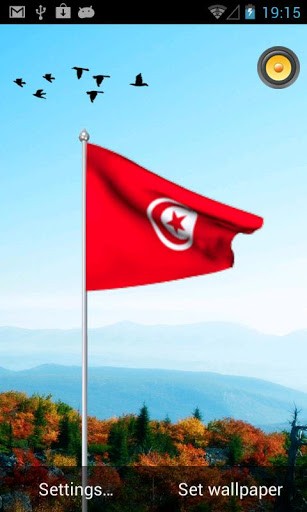 Tunisia Flag Live Wallpaper 3d S Jpg
