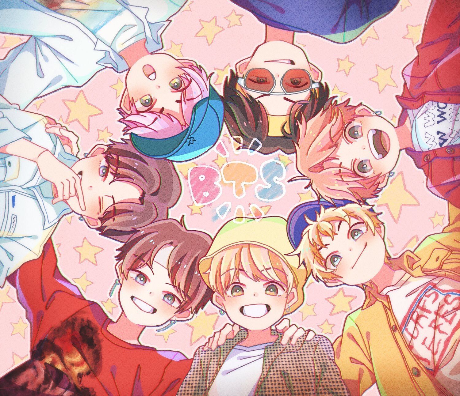 If You Know Who The Artist Is Please Put Their Here Bts Chibi Wallpaper