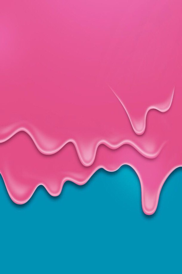 Pink Wallpaper Ice Cream Melt Image By