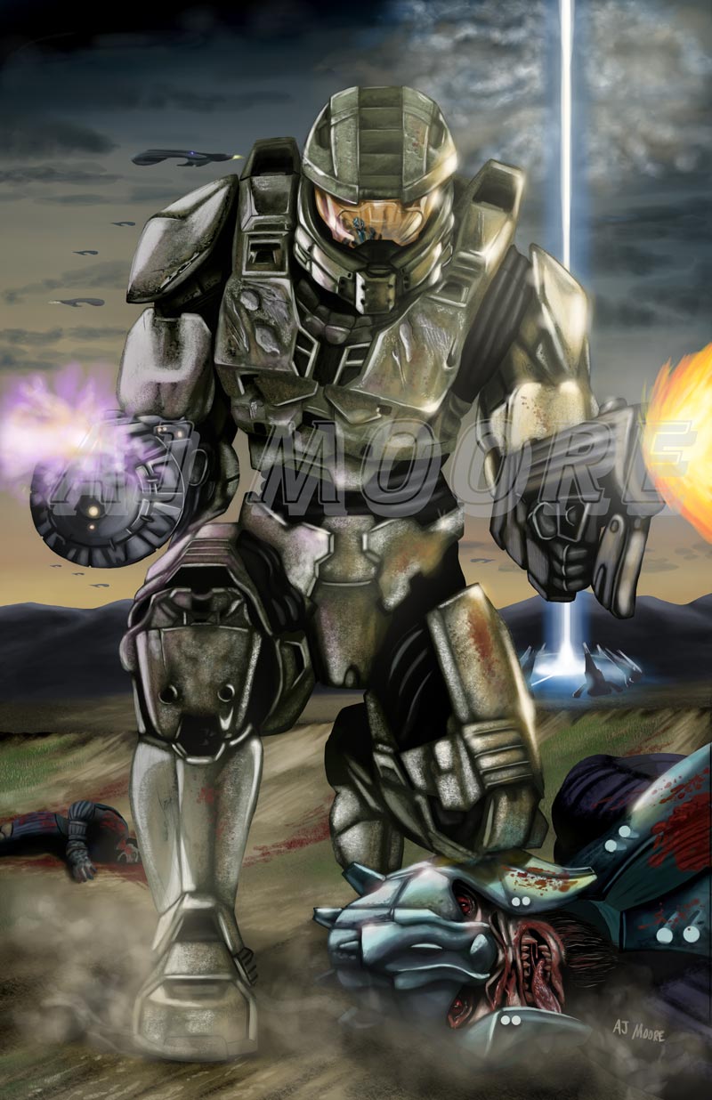 Master Chief Halo By Gudfit