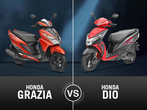Honda Grazia Vs Dio Parison On Specifications