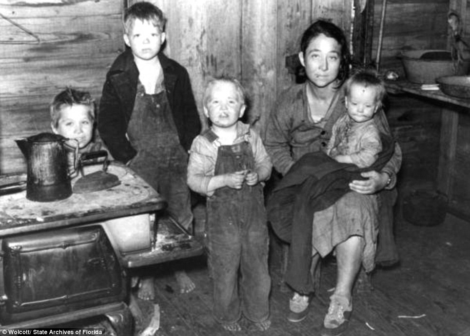 Poorest Of Families Survived The Great Depression Daily Mail Online