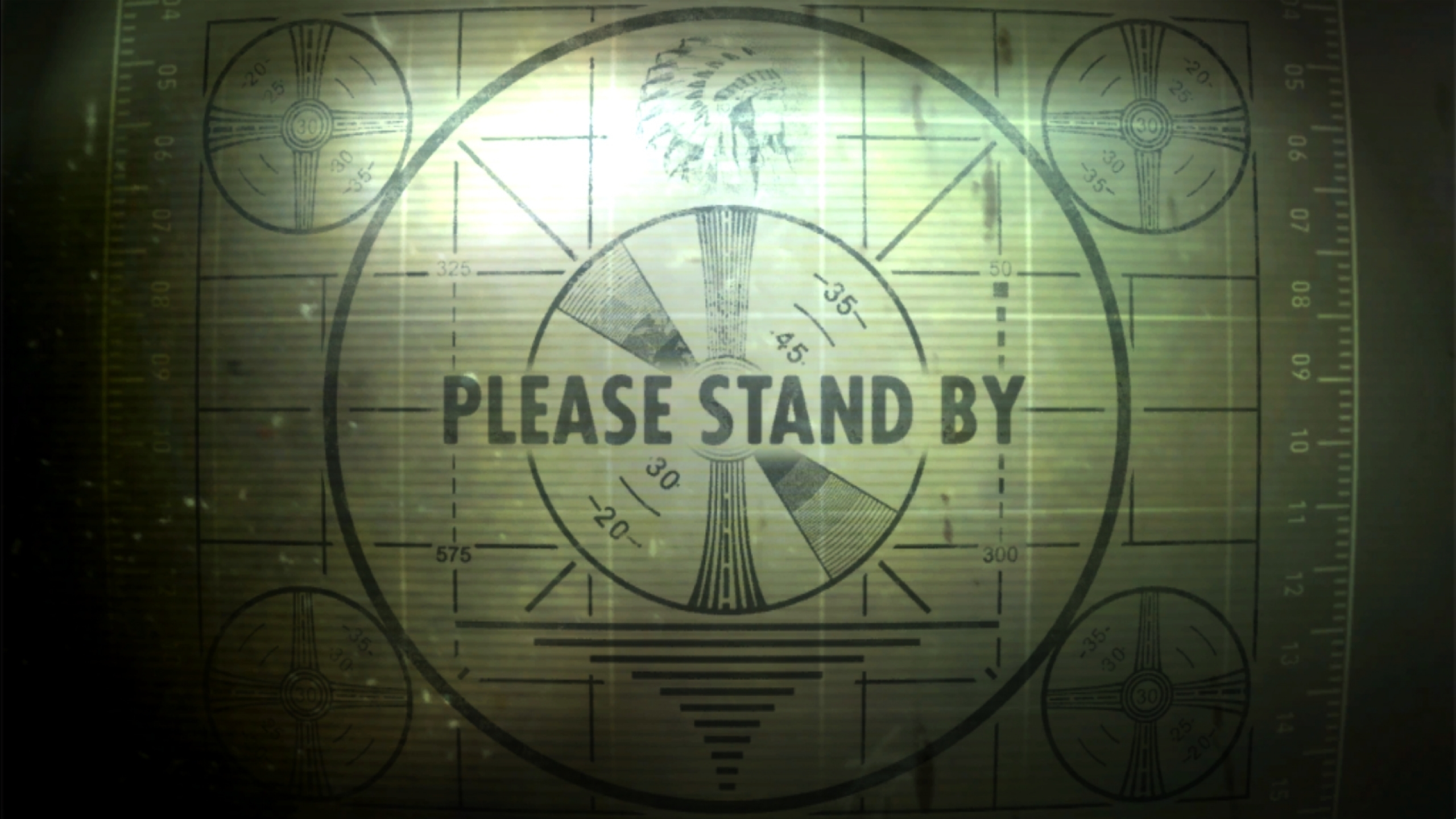 Video Games Fallout Classic Test Pattern Wallpaper