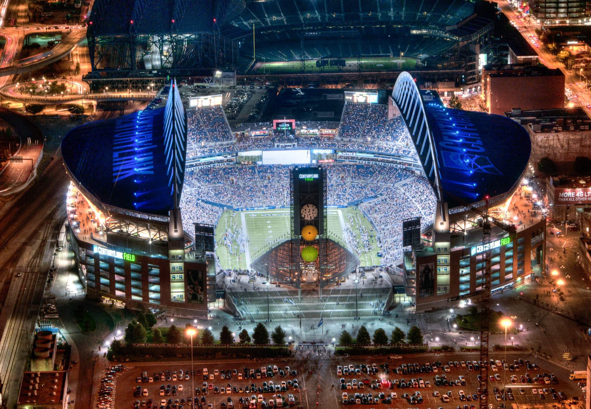 Seattle Seahawks Nfl Football Stadium F Wallpaper