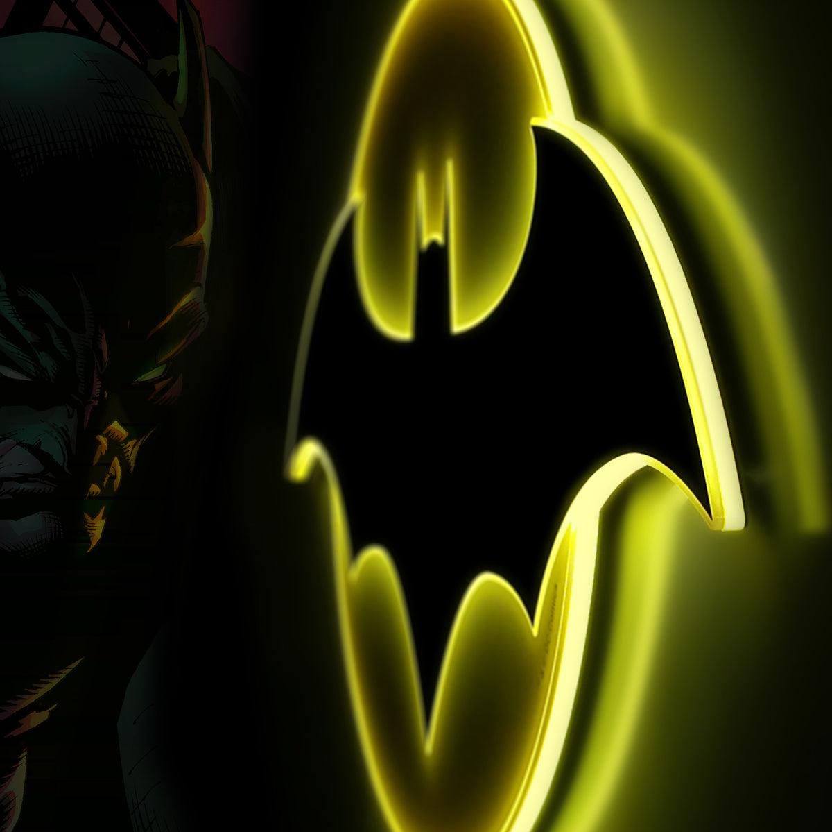 Batman Led Logo Light Large Dcilluminated
