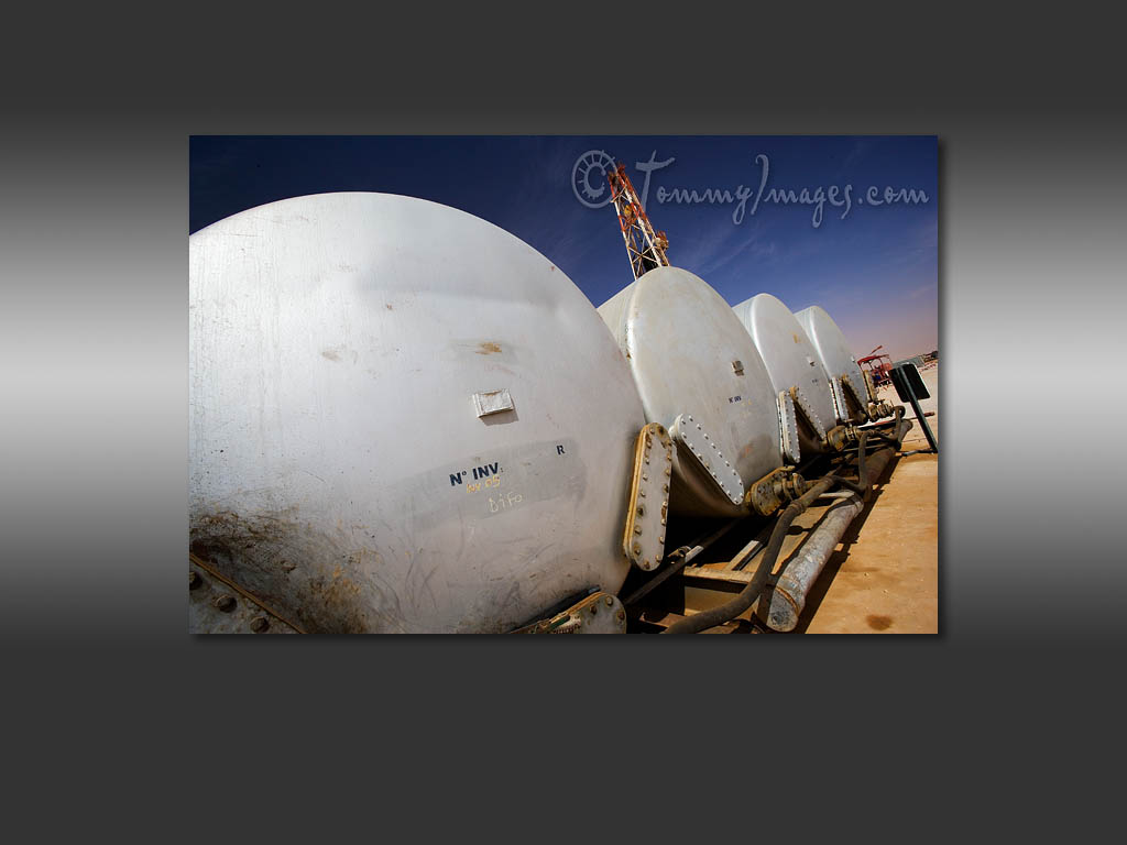 Diesel Fuel Tanks For The Generators Used To Provide Power Rig