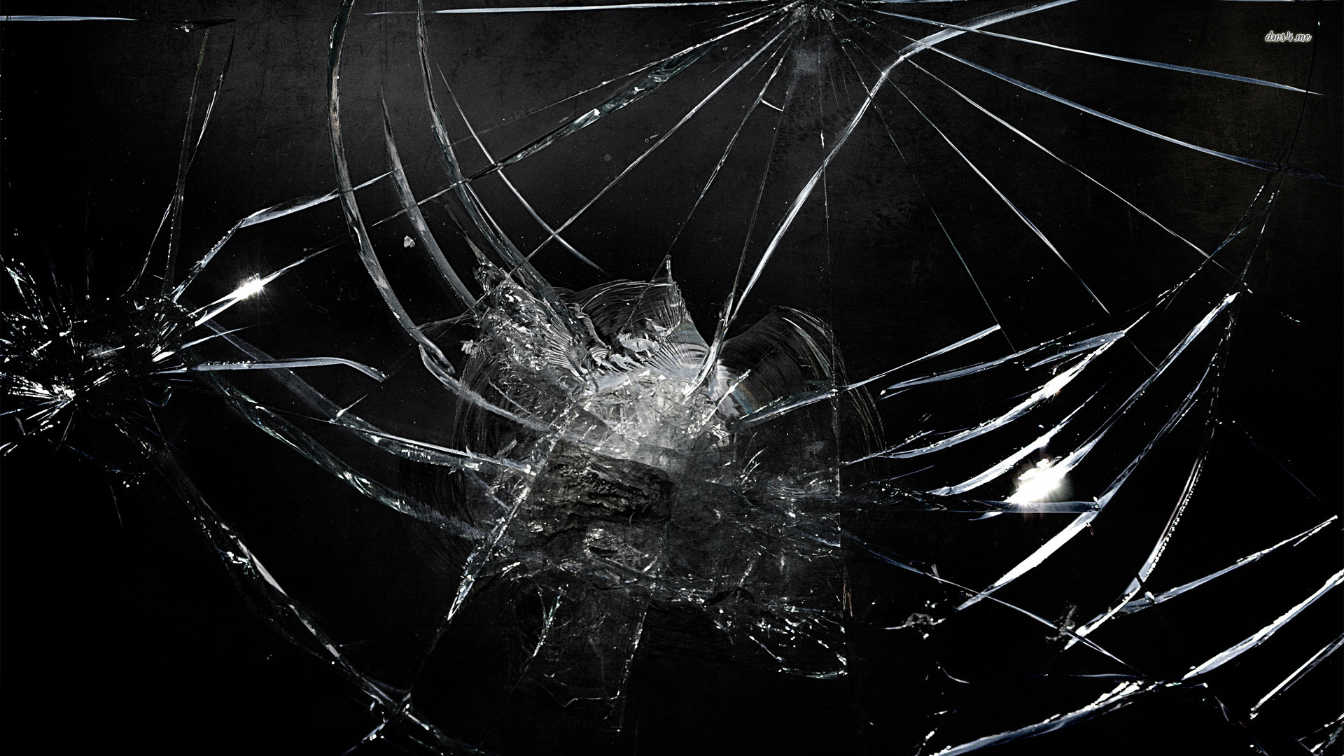 Best Shattered Glass Desktop Background