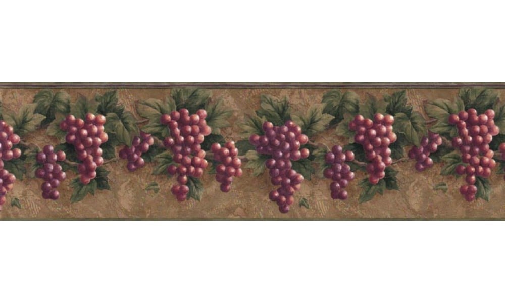 Free download Home Grape Fruits Wallpaper Border VC829B [1000x600] for