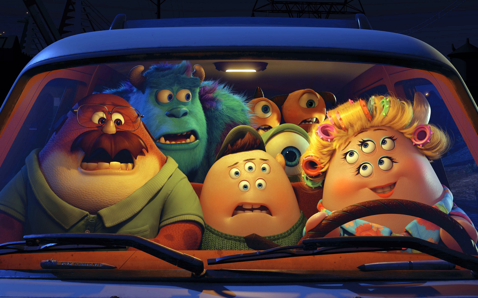 disney pixars monsters university family car 1600x1000